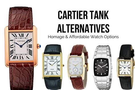 cartie tsnk watch men replica|cartier tank vs homage watch.